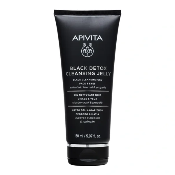 Gel Limpiador Negro Detox con Carbón Activo Propóleo 150 ml