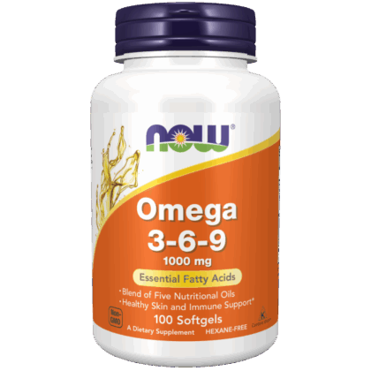 Omega 3-6-9 1000 mg (Ácidos grasos esenciales) 100 Cápsulas blandas