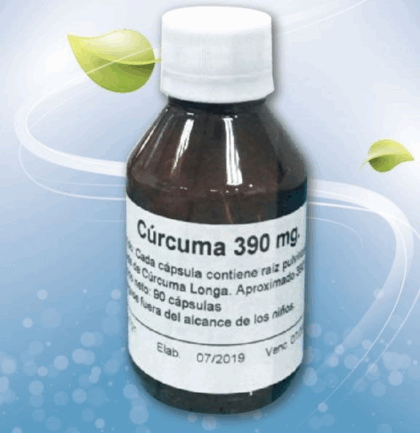 Curcuma 390 mg 30 Cápsulas