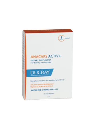 ANACAPS ACTIV+ Suplemento alimenticio anti-caída 30 Cápsulas