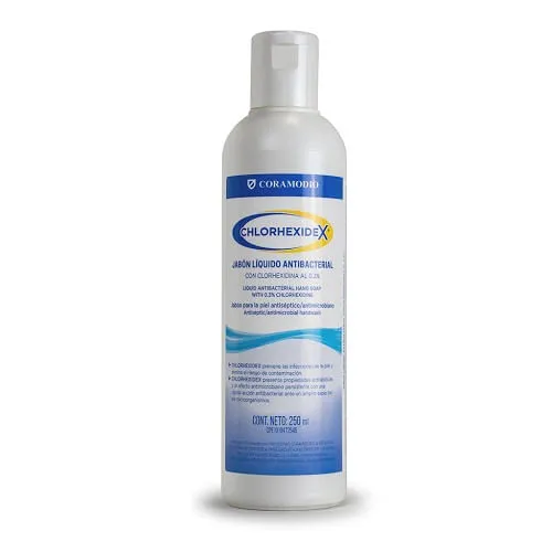 Jabón Líquido Antibacterial Clorhexidina 0.3% 250 ml