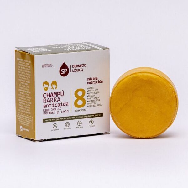SP8 Champú Barra Anticaída 80 g