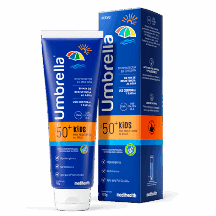 Umbrella Kids Resistente 50+ 120 ml